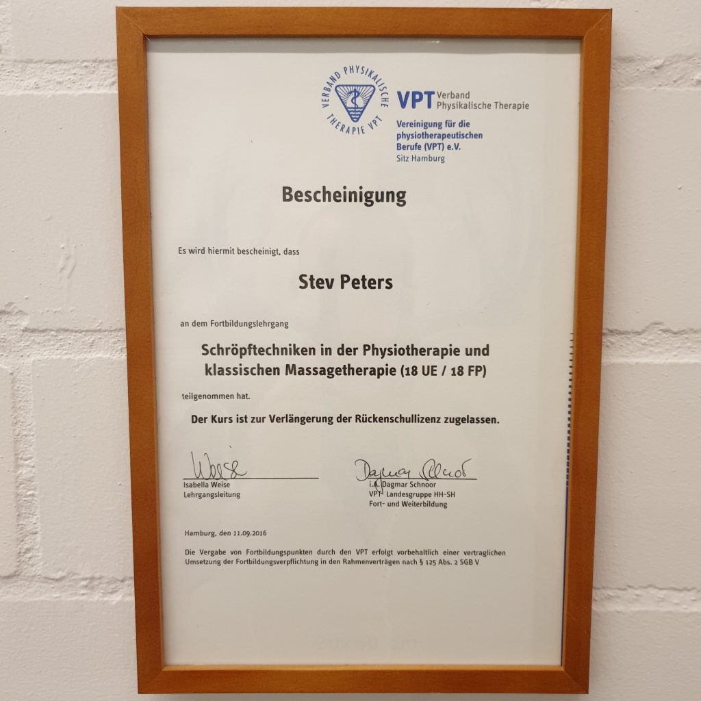 09/2016 Fortbildung Schröpftechniken