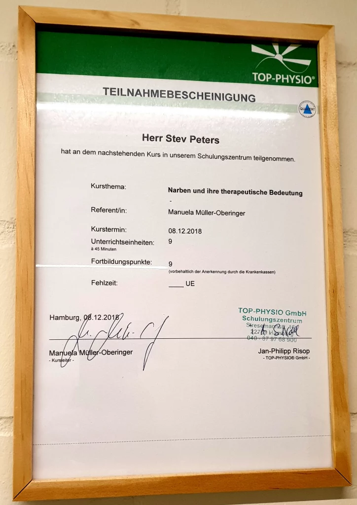 12/2018 Fortbildung Narbenbehandlung